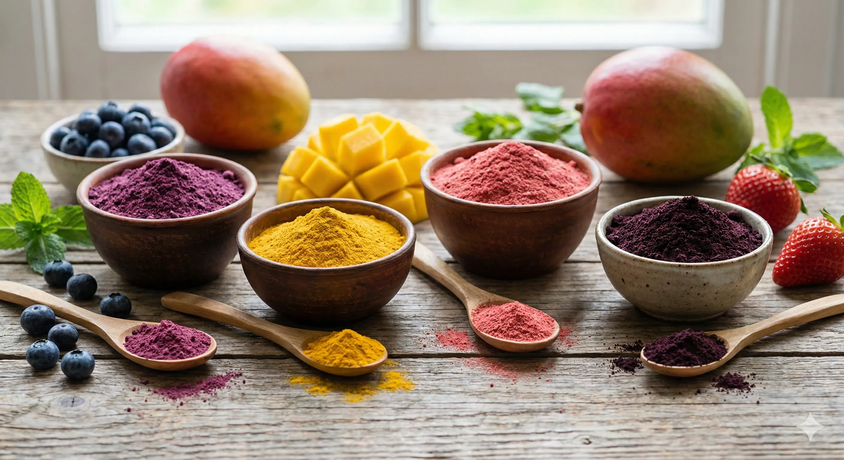 Frutas em Pó